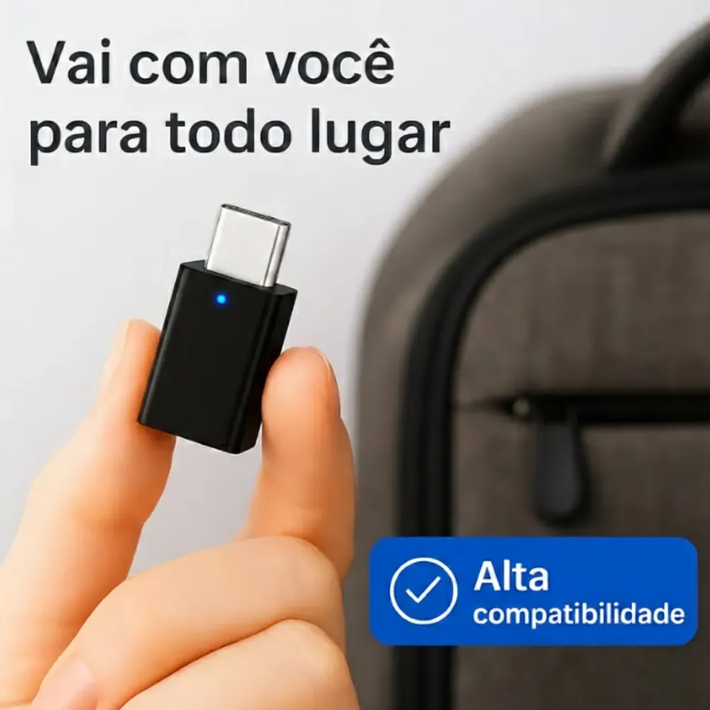 Adaptador compacto - leve para todo lugar